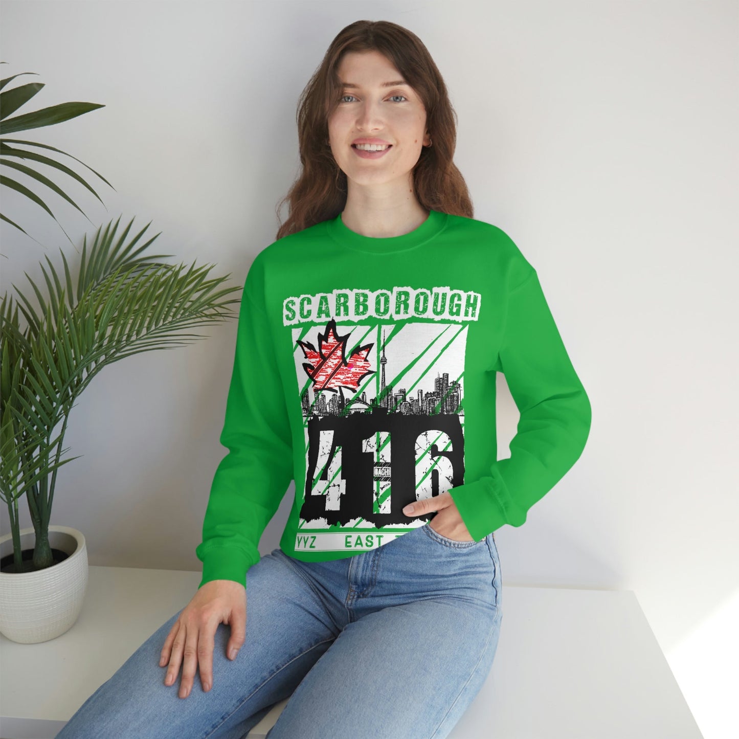 Unisex Sweatshirt Scarborough 416 Toronto Printify