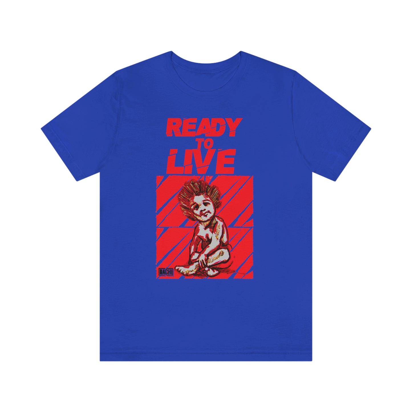 Unisex T-shirt Ready To Live In Red