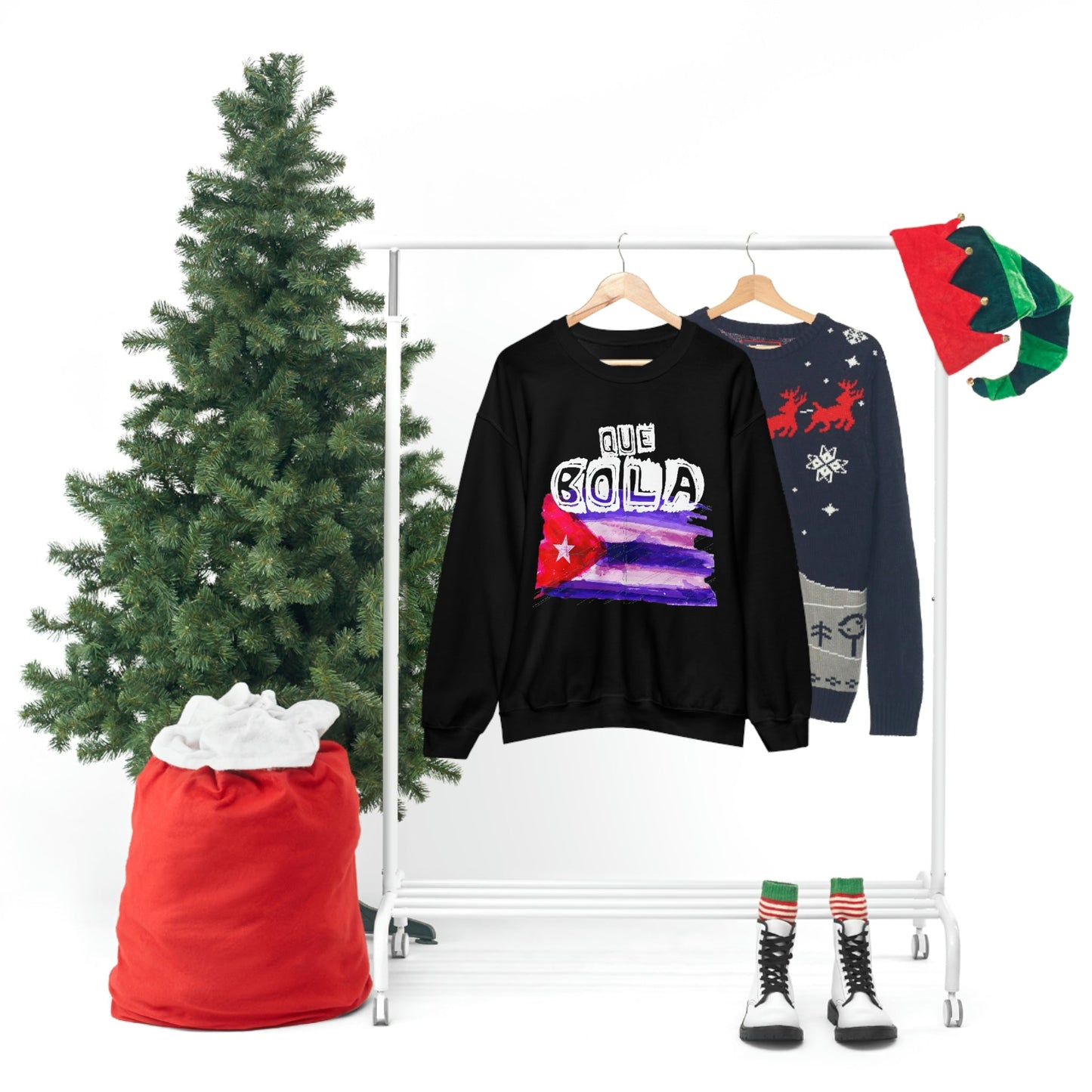 Unisex Sweatshirt Cuba Que Bola Printify