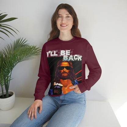 Oversized Graphic Sweatshirt - 80s Sci-Fi Cinema Parody Streetwear (Bachi)