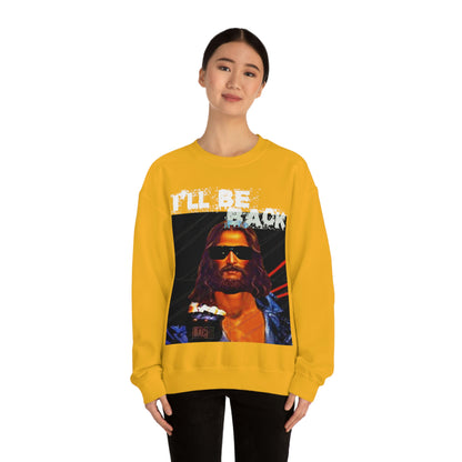 Oversized Graphic Sweatshirt - 80s Sci-Fi Cinema Parody Streetwear (Bachi)