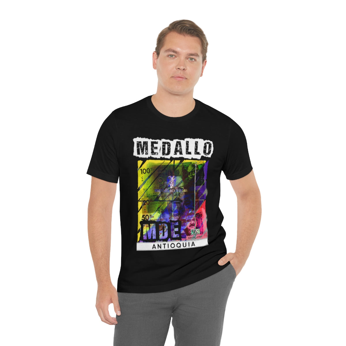 Unisex T-shirt Rep Your Country Medellin Colombia Medallo Printify