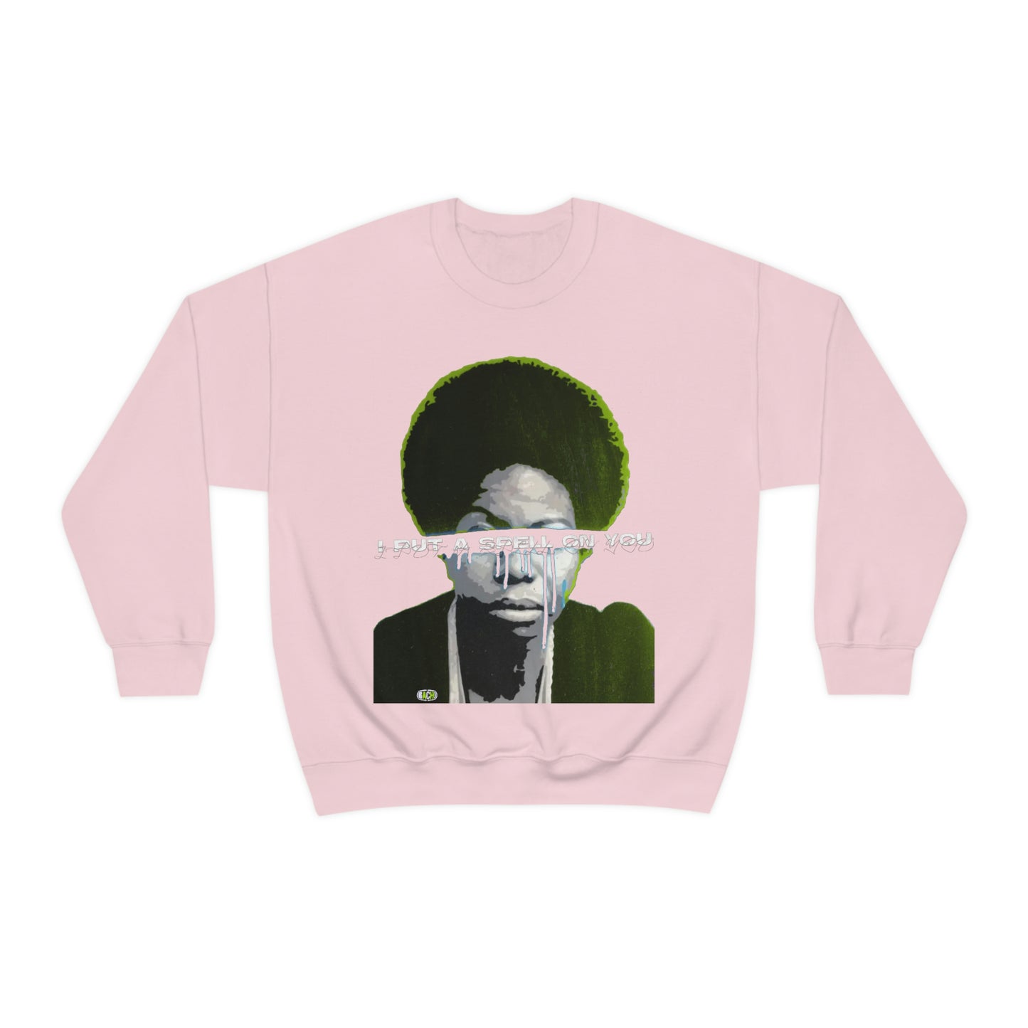 Vintage Soul Music Graphic Sweatshirt - Female Jazz Portrait Print (Bachi)