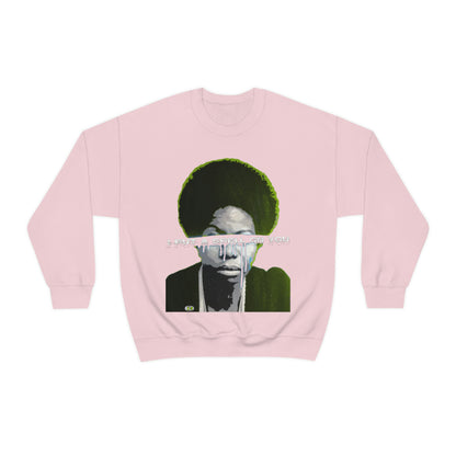 Vintage Soul Music Graphic Sweatshirt - Female Jazz Portrait Print (Bachi)