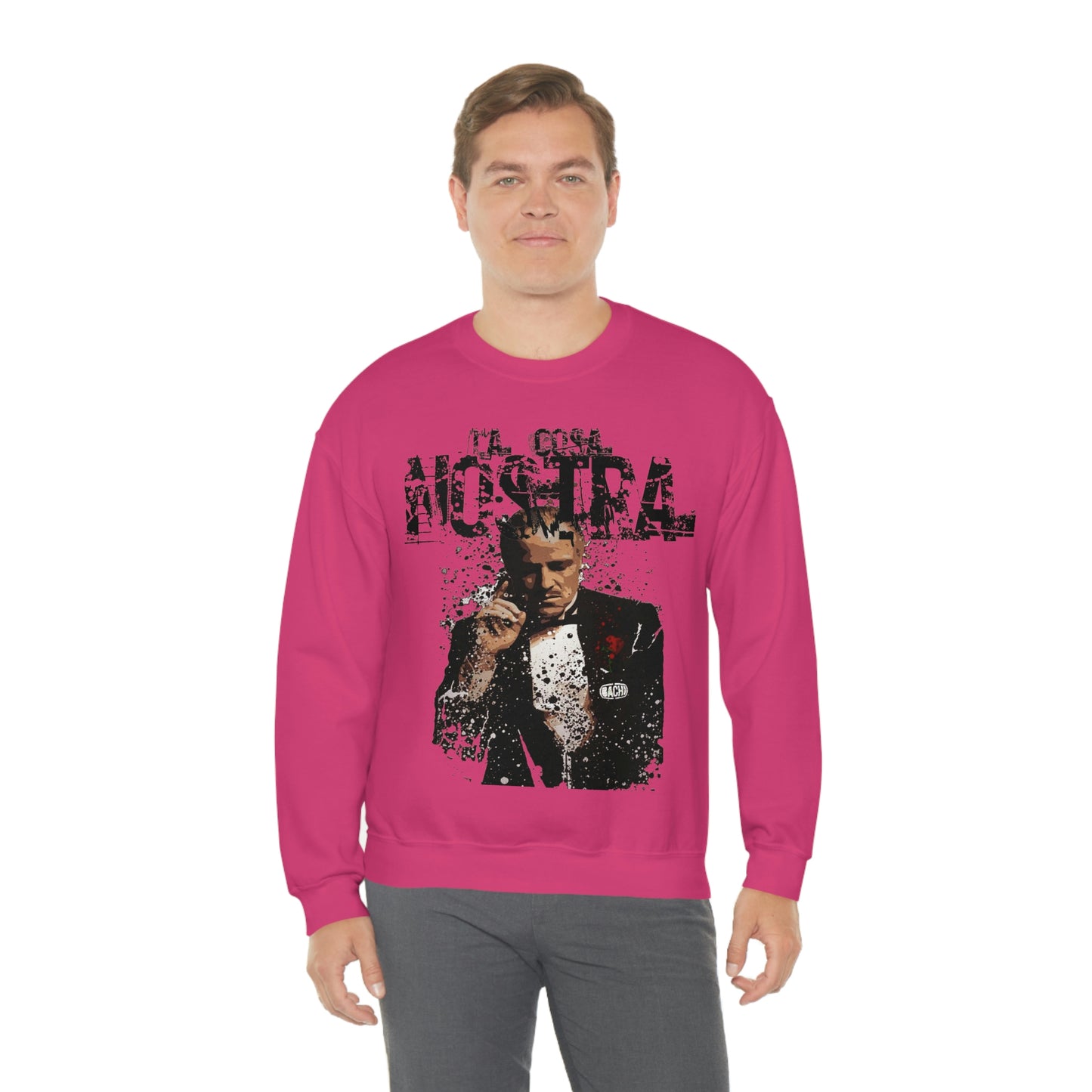 Heavyweight Vintage Sweatshirt - Mafia Cinema Graphic Streetwear (Bachi)