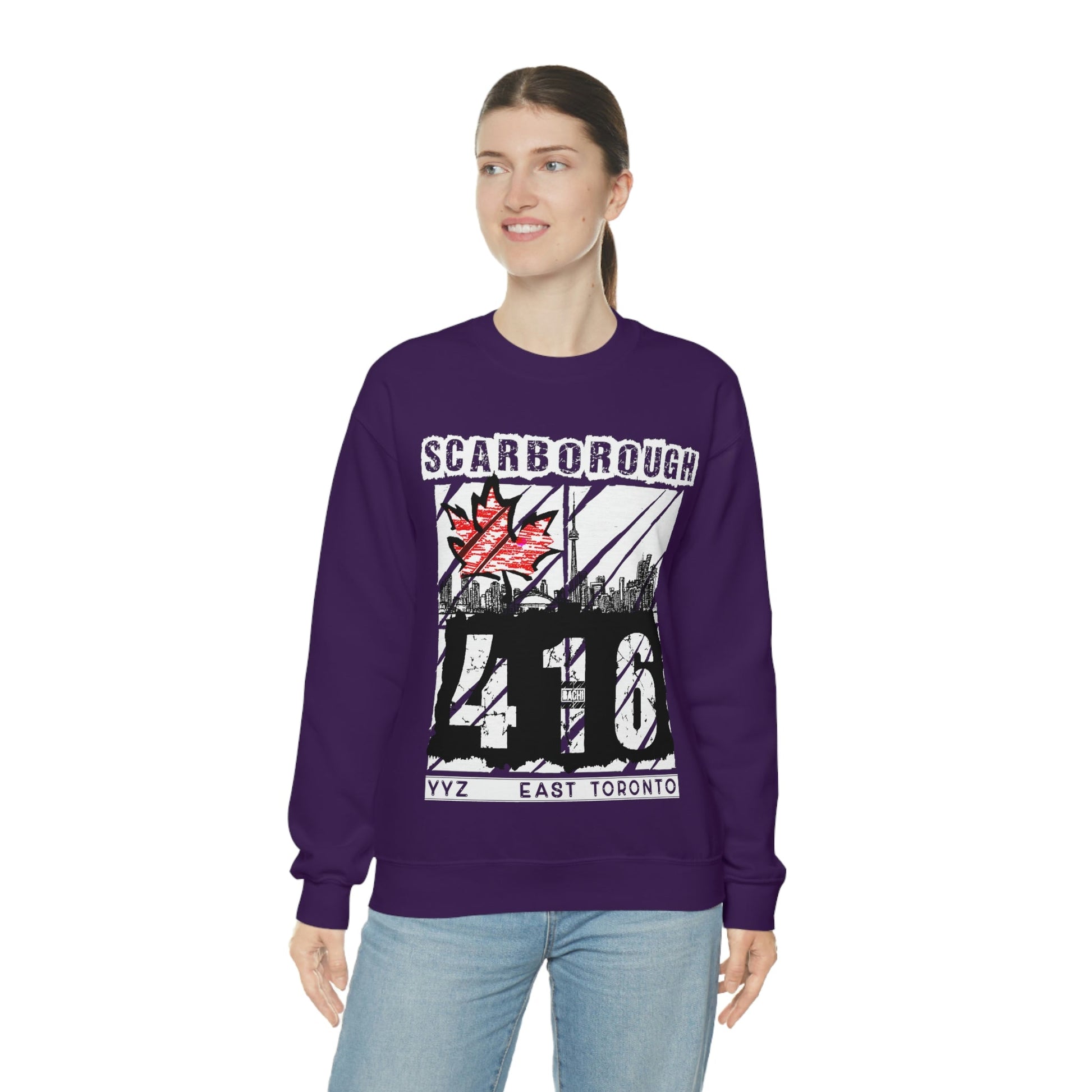 Unisex Sweatshirt Scarborough 416 Toronto Printify