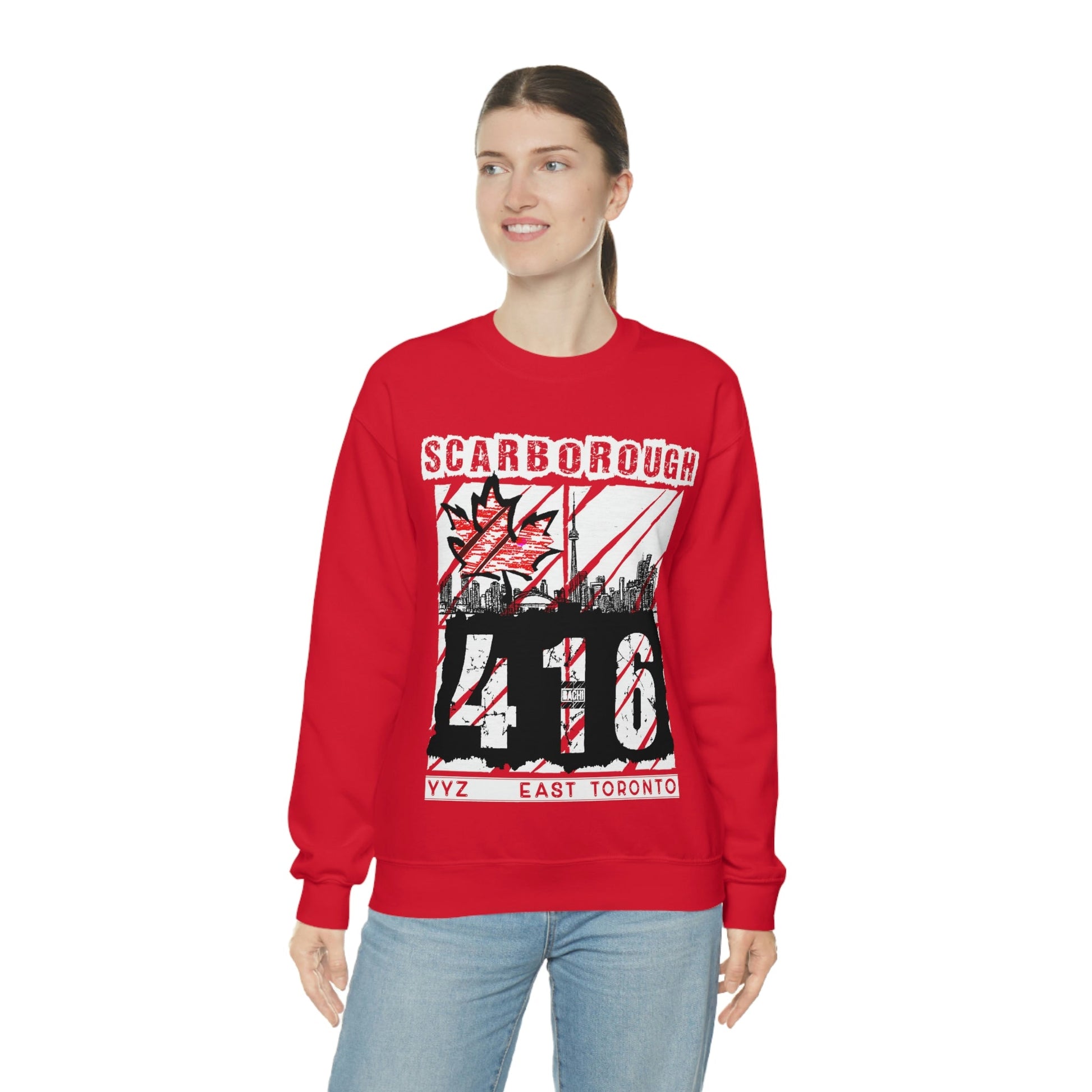 Unisex Sweatshirt Scarborough 416 Toronto Printify
