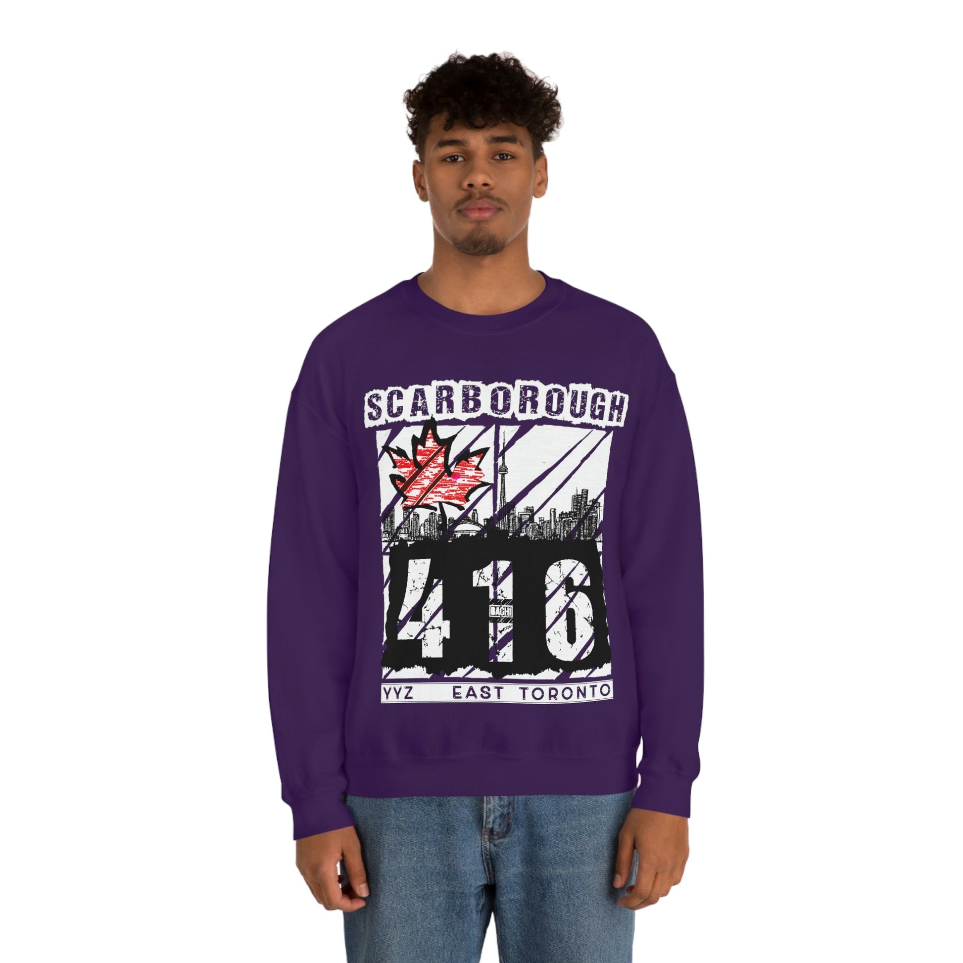 Unisex Sweatshirt Scarborough 416 Toronto Printify