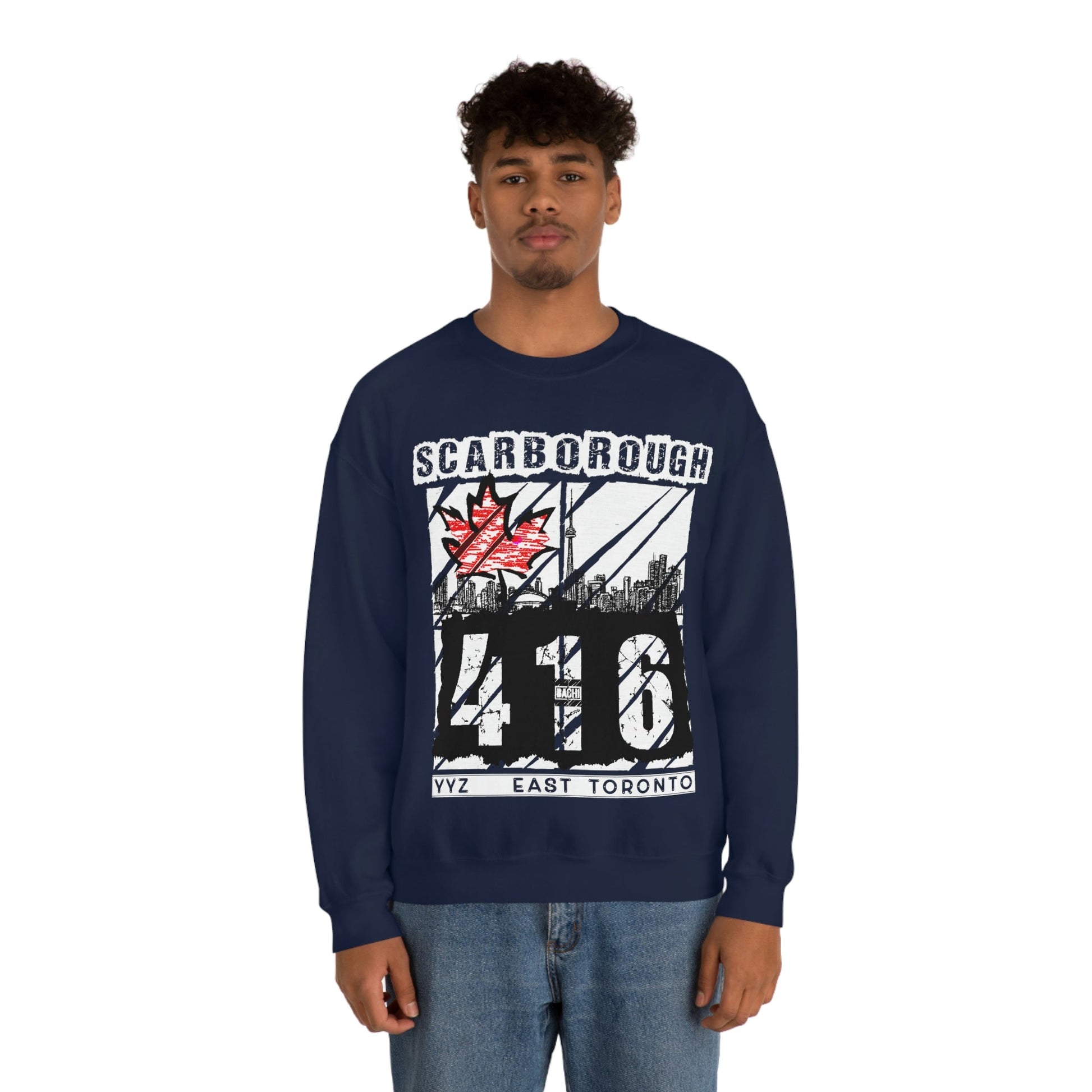 Unisex Sweatshirt Scarborough 416 Toronto Printify