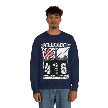 Unisex Sweatshirt Scarborough 416 Toronto Printify