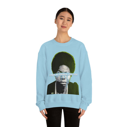 Vintage Soul Music Graphic Sweatshirt - Female Jazz Portrait Print (Bachi)