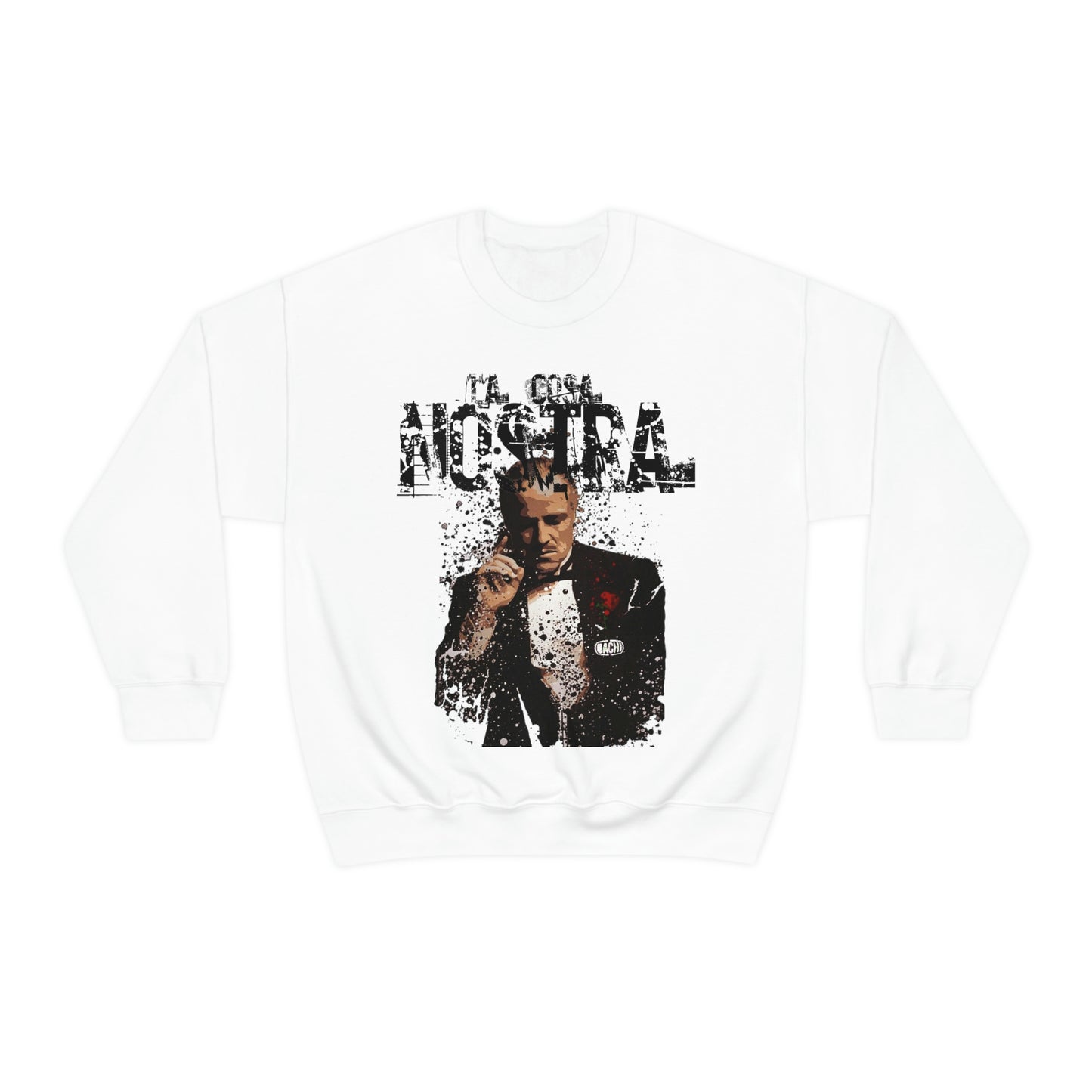 Heavyweight Vintage Sweatshirt - Mafia Cinema Graphic Streetwear (Bachi)