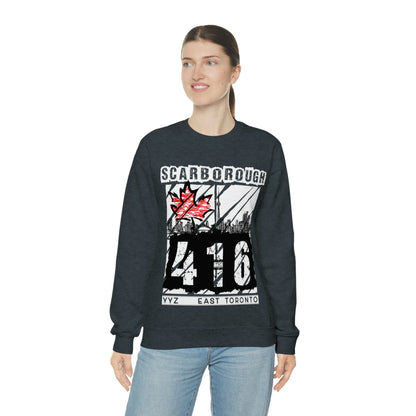 Unisex Sweatshirt Scarborough 416 Toronto Printify