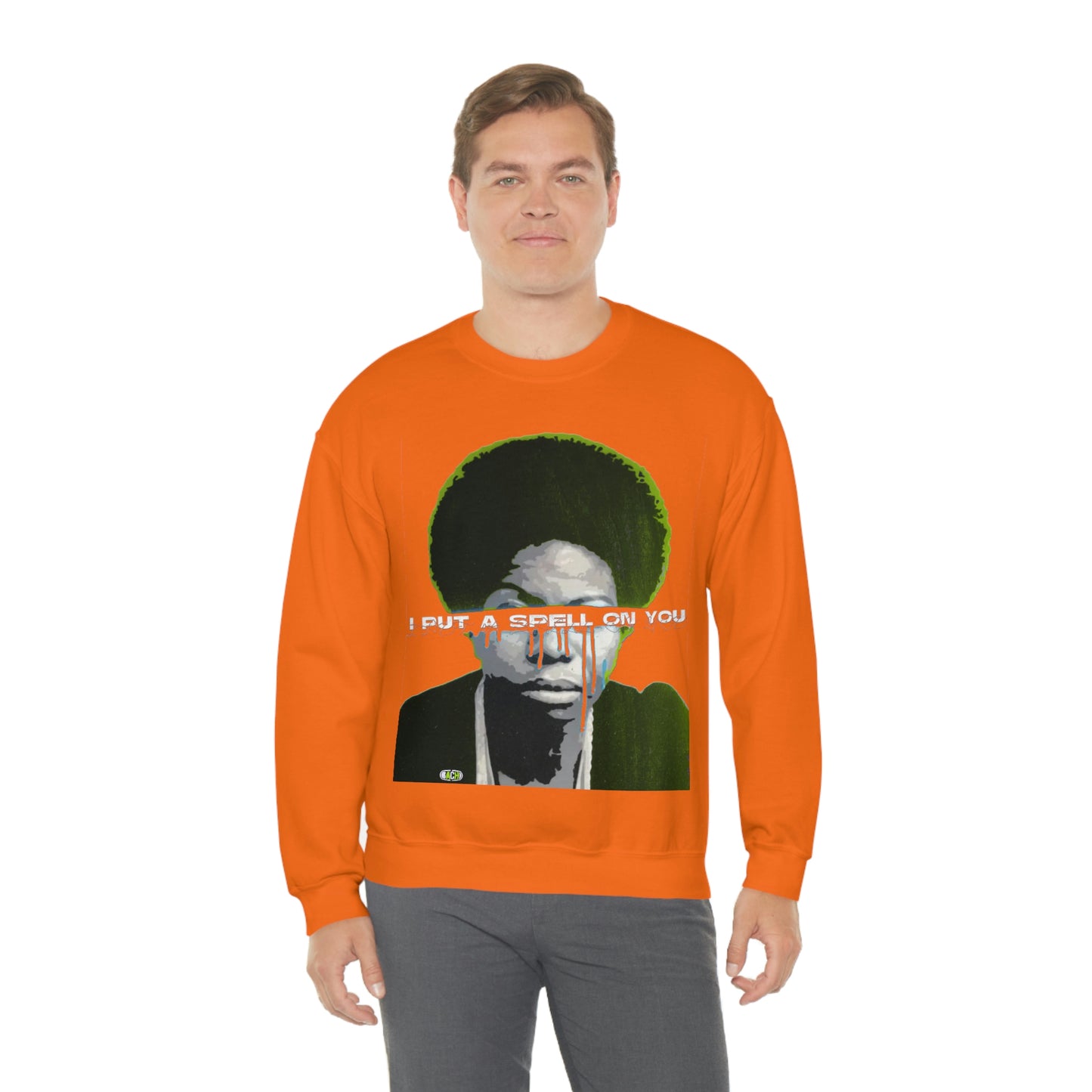 Vintage Soul Music Graphic Sweatshirt - Female Jazz Portrait Print (Bachi)