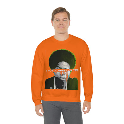 Vintage Soul Music Graphic Sweatshirt - Female Jazz Portrait Print (Bachi)